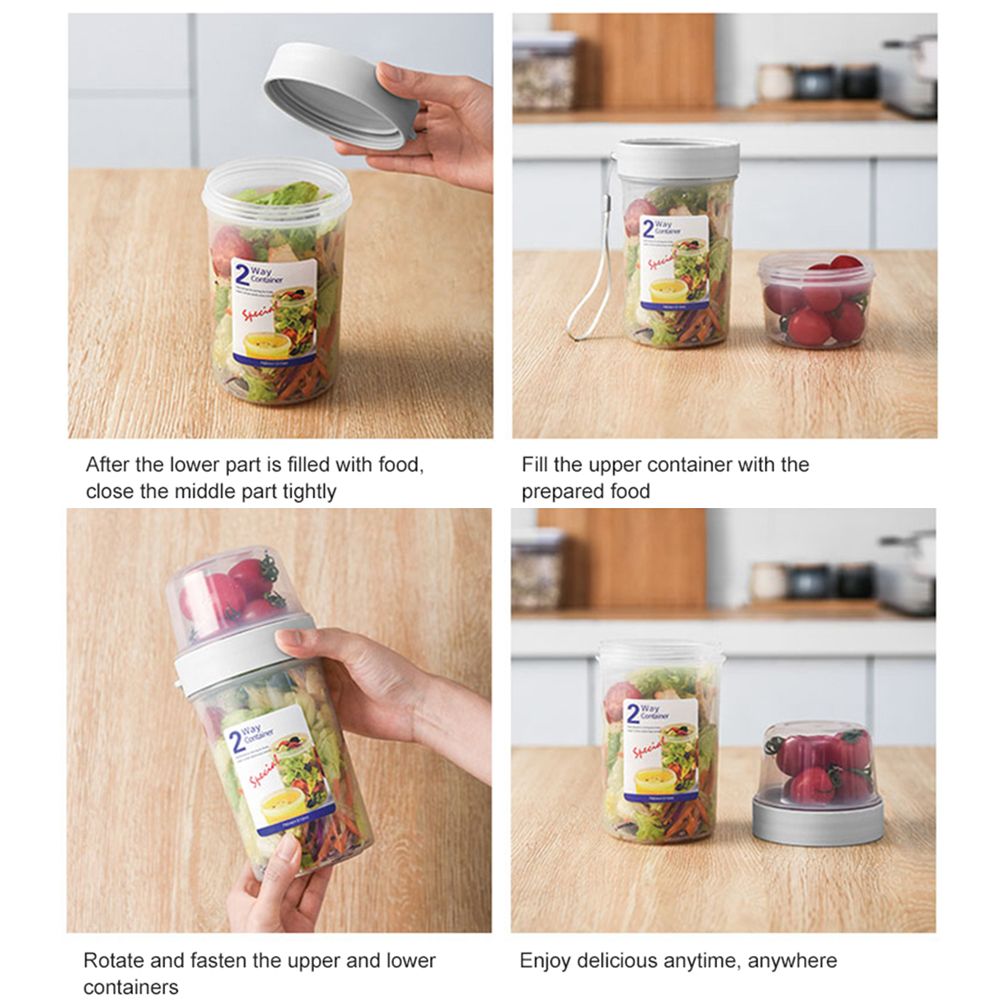 Dwuwarstwowy pojemnik na śwież – Food Storage Yogurt recenzja i cena