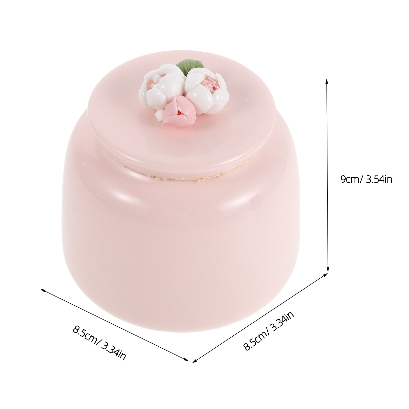 Różowy ceramiczny słoik na her – Food Storage Jars With Lids recenzja i cena