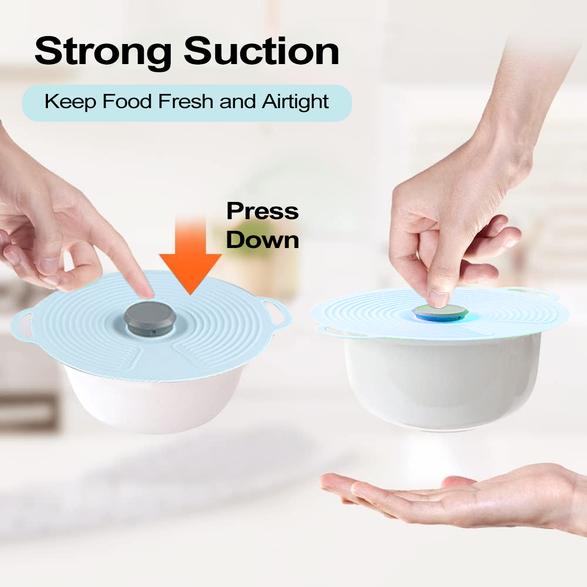 Leeseph Silikonowe pokrywki do – Silicone Stretch Lid recenzja i cena