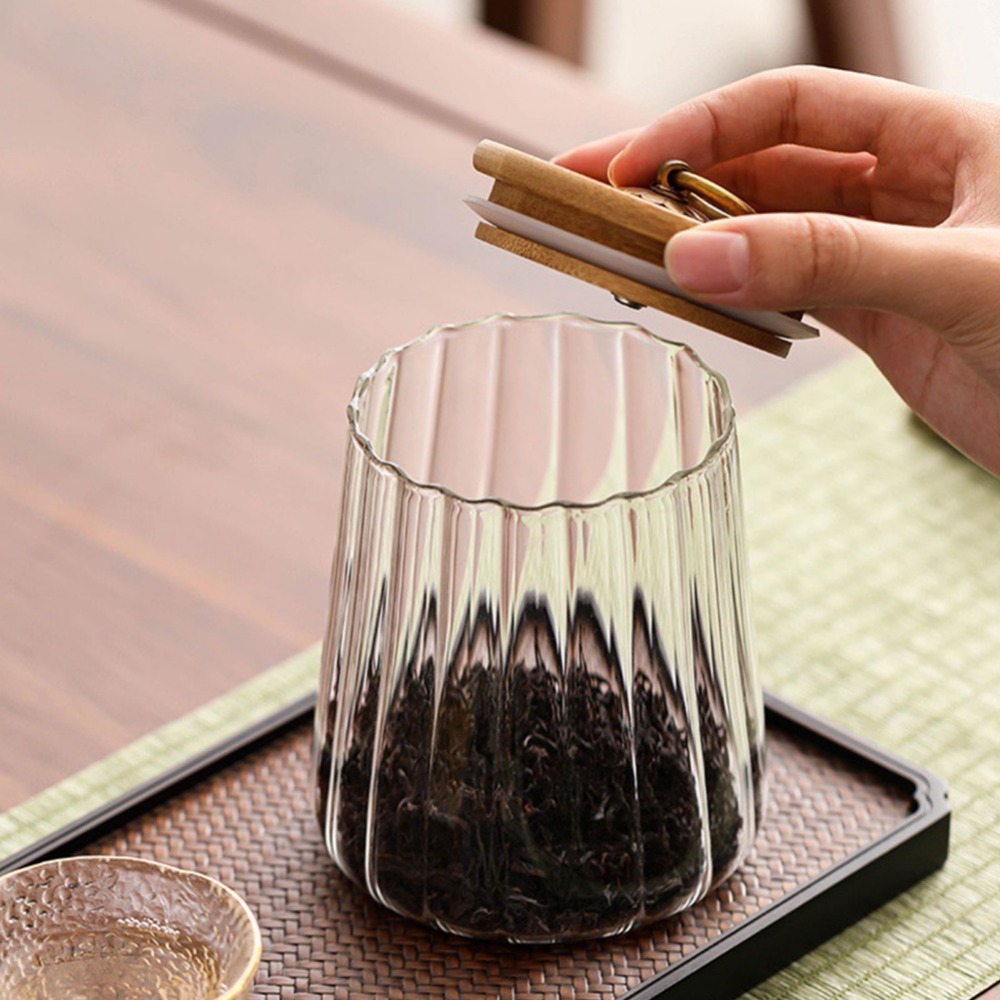 Pojemnik na żywność Butelki do – Food Storage Jars With Wooden Lids recenzja i cena