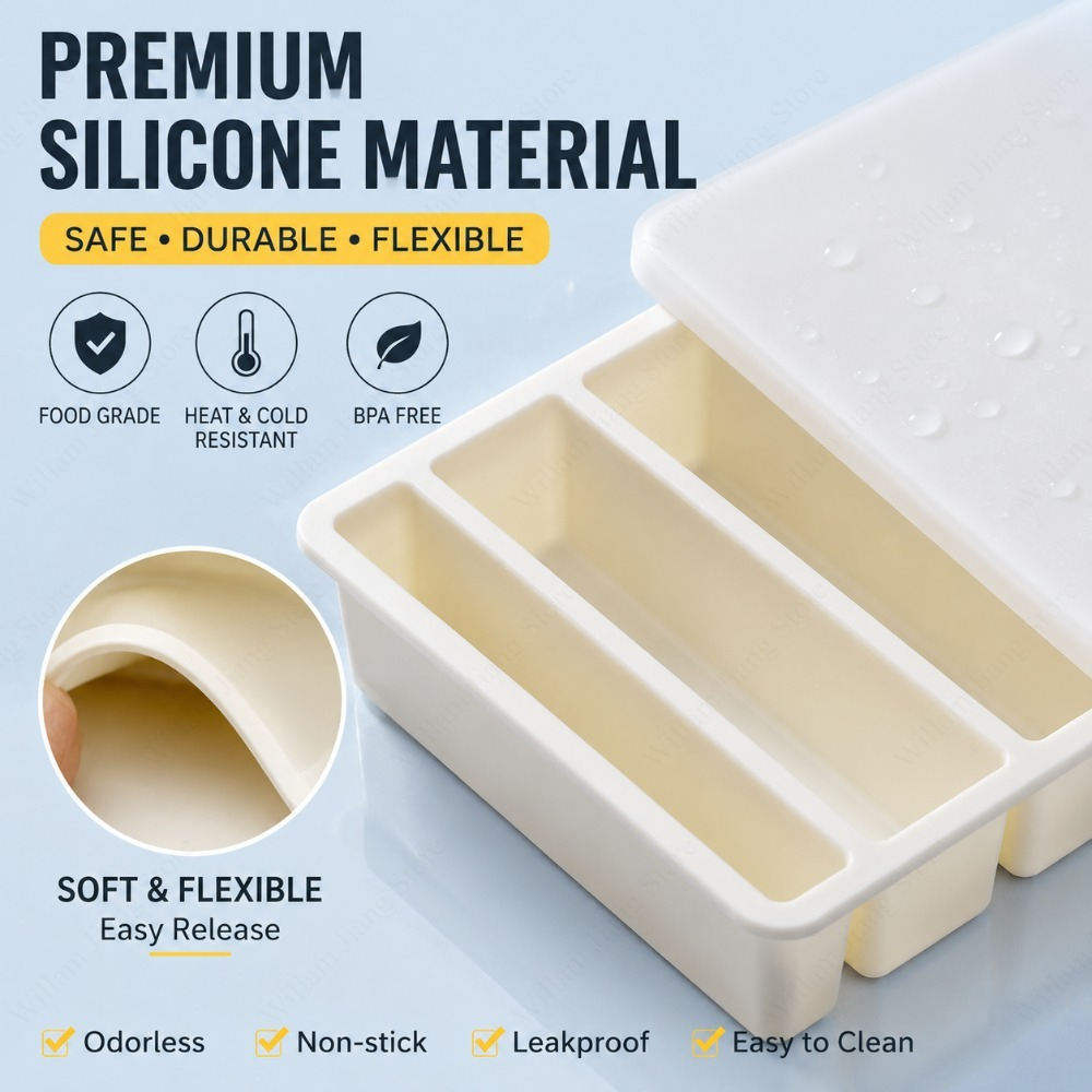 Wytrzymała silikonowa forma do – Storage Food Prep recenzja i cena