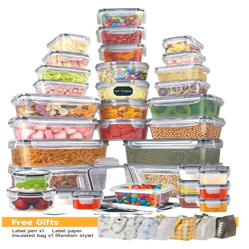 48-częściowy zestaw pojemników – Food Storage Time recenzja i cena