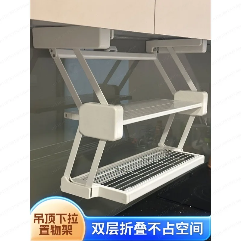 Składany dwupoziomowy regał do – Food Storage Kitchen Cabinet recenzja i cena