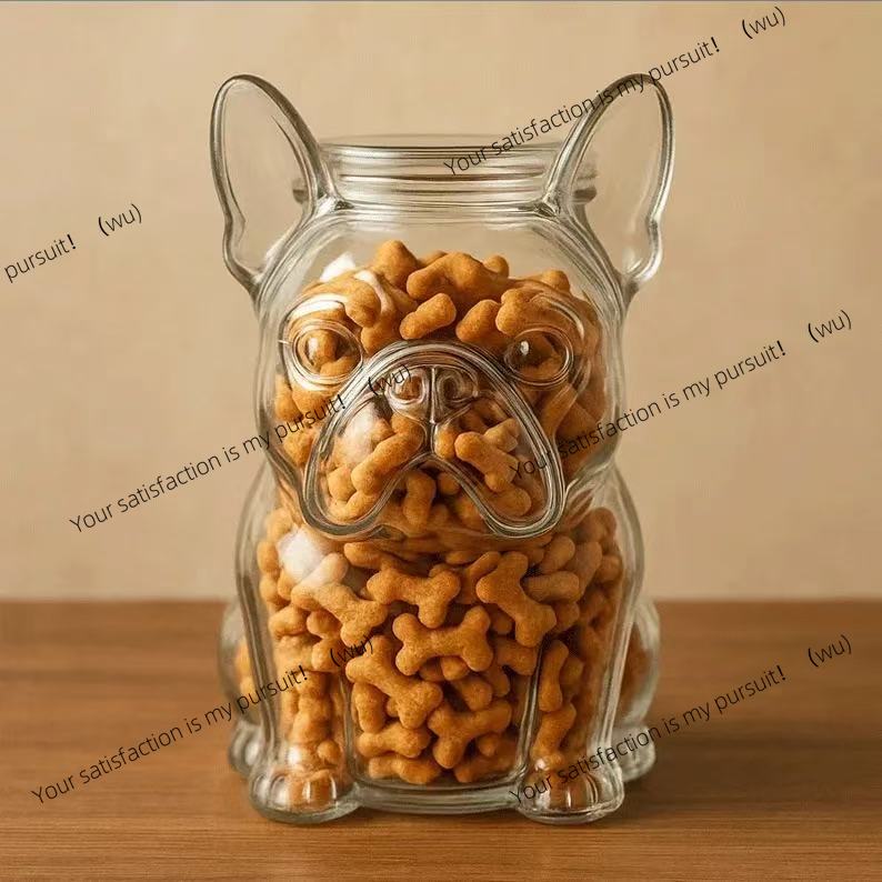 Pojemnik na smakołyki dla psów – Food Storage Glass Containers Large recenzja i cena
