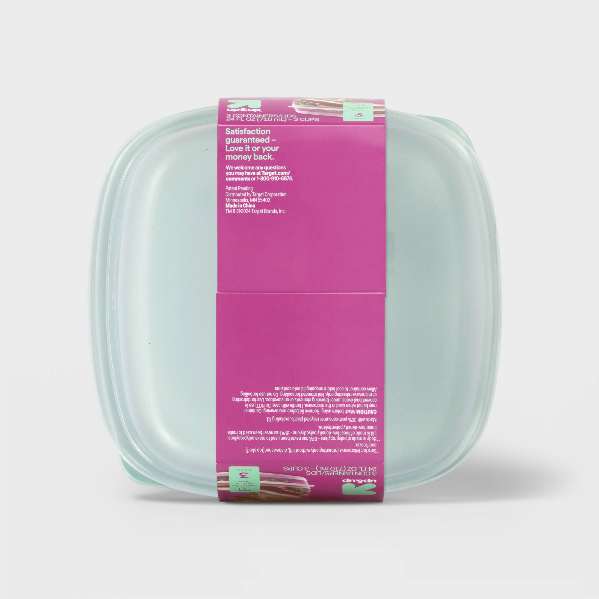 3-częściowe kwadratowe pojemni – Storage Food Prep recenzja i cena