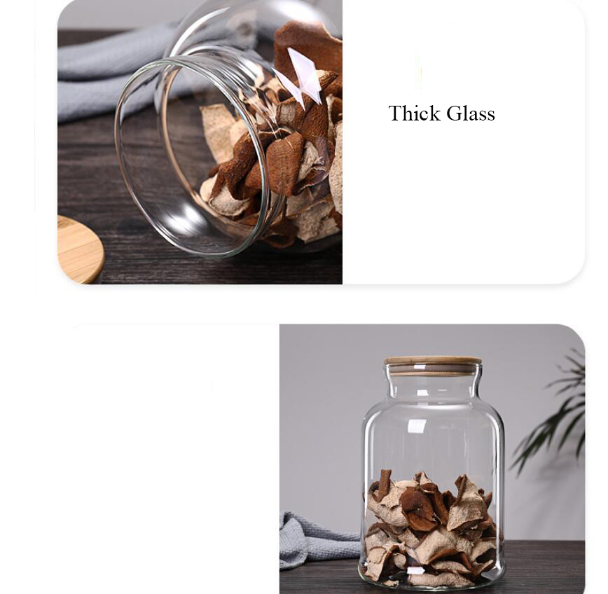 3800ml Pokrywka bambusowa Szkl – Food Storage Glass Containers Large recenzja i cena