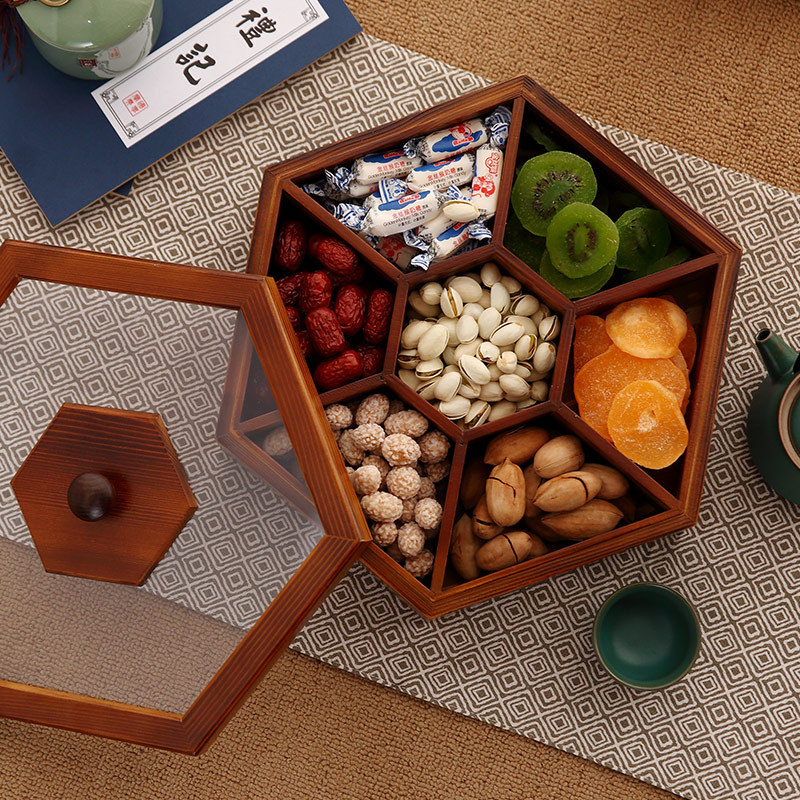 Nowe drewniane pudełko do prze – Food Storage Jars With Wooden Lids recenzja i cena